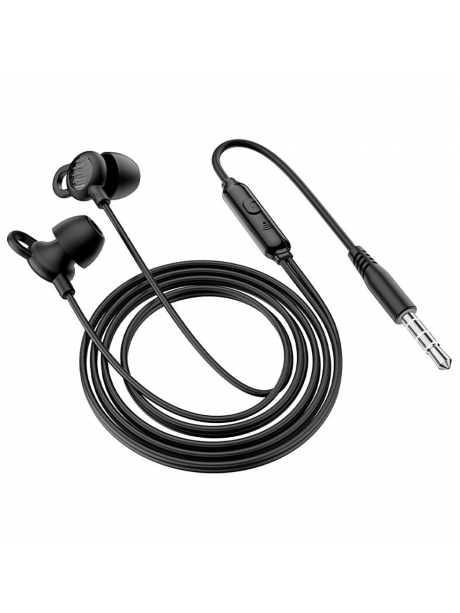 гарнитура для телефона Hoco M89 Comfortable universal silicone sleeping earphones with mic black