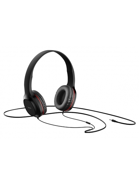 набор наушников для телефона Hoco W24 Enlighten headphones with mic set red