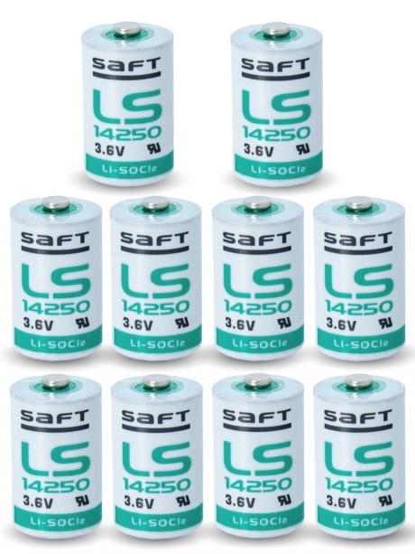 батарейки Saft LS 14250 (1/2AA) 10шт. 