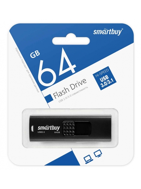 флешка USB SmartBuy Fashion 3.0 64GB black