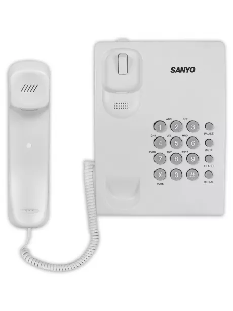 телефонный аппарат стационарный Sanyo RA-S204 white