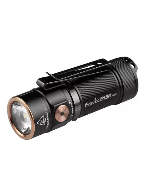 карманный светодиодный фонарь Fenix E18R V2.0 черный