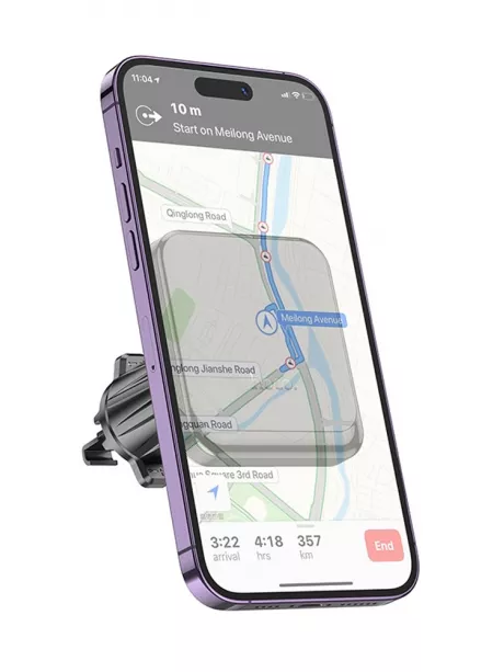 держатель на решетку воздуховода Hoco H40 Climber magnetic car holder (air outlet) black