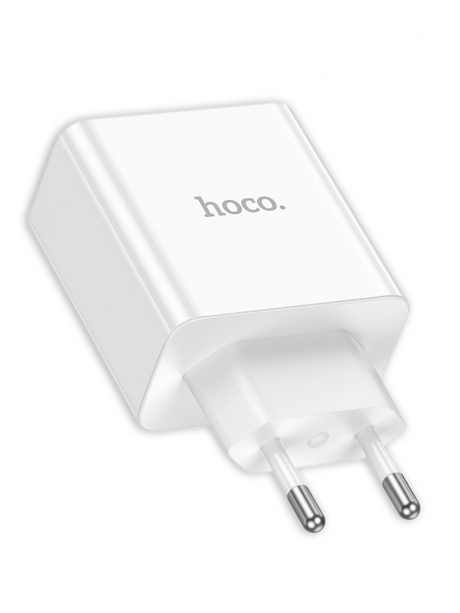 быстрое зарядное устройство Hoco C108A Leader PD35W dual port(2C) charger white