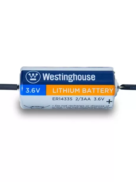 литиевые батарейки 3.6v Westinghouse ER 14335Y (2/3AA) axial wires 5шт. 