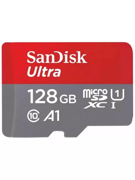 карта памяти SanDisk 128GB microSDXC Class 10 Ultra UHS-I A 1 (140 Mb/s) без адаптера 
