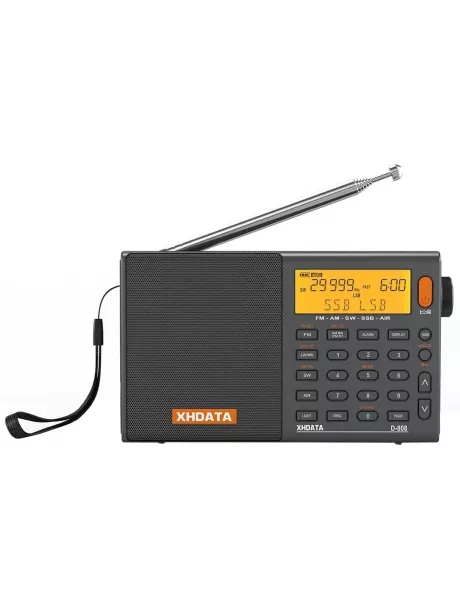цифровой всеволновый радиоприемник XHDATA D-808 grey