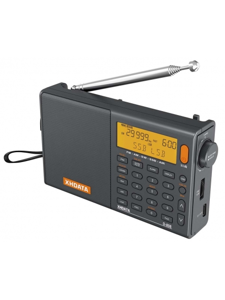 цифровой всеволновый радиоприемник XHDATA D-808 grey