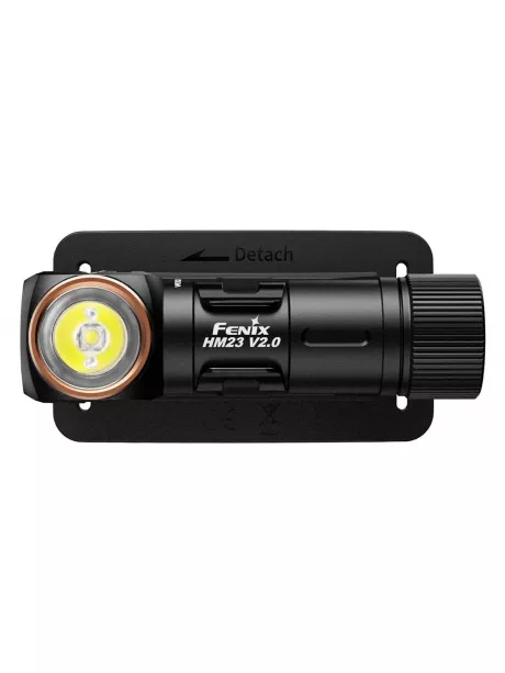 налобный фонарь с красным светом Fenix HM23 V2.0 black