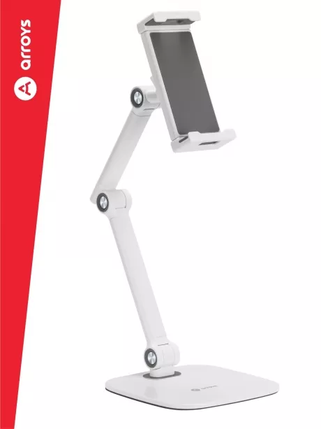 подставка настольная для планшета и смартфона Arroys TB-LU16 white