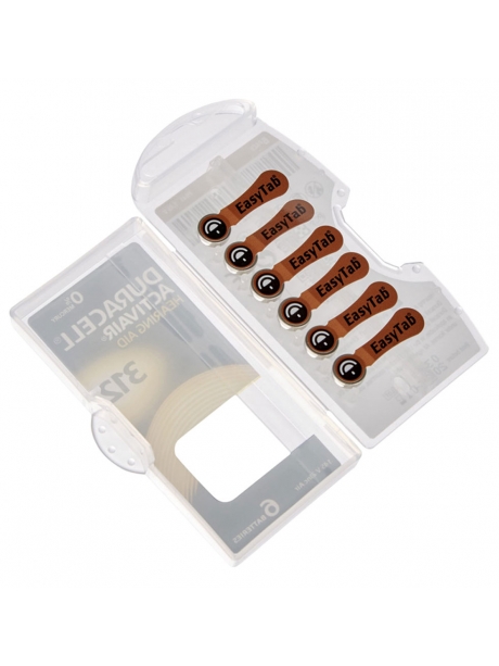 батарейки для слуховых аппаратов Duracell ZA312/PR41-6BL ACTIVAIR 