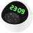 цифровые часы с радио BVItech BV-48 white green
