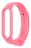силиконовый ремешок Xiaomi для Mi Band 5 розовый
