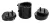 сетевой переходник Konoos WTA-1U black