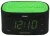 электронные часы настольные Uniel UTR-33 black/green