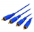 кабель межблочный REXANT 4xRCA-&gt;4xRCA 2.0m (M/M) Gold 17-0303-1 