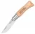 складной нож-брелок Opinel №02 Stainless Steel бук