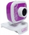 веб камера с микрофоном для компьютера CBR CW 835M purple
