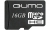 карта памяти QUMO 16Gb microSDHC Class 4 без адаптера 