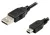 кабель передачи данных ATcom 0.8 m USB(Am)->miniUSB черный