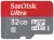 карта памяти SanDisk 32Gb microSDHC Class 10 Ultra 80Mb/s без адап 