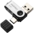 USB флешка с microUSB и type C SmartBuy TRIO 3-in-1 OTG 3.0 32GB black