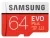 карта памяти Samsung 64Gb microSDXC Class 10 EVO PLUS 2 