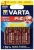 батарейки (6 шт.) Varta LR03/AAA LONGLIFE Max Power-4+2BL 