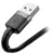 кабель передачи данных Baseus Cafule Cable USB For lightning 2.4A 1m gray + black
