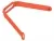 силиконовый ремешок Xiaomi для Mi Band 5 оранжевый
