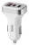 автомобильное зарядное устройство с дисплеем Hoco Z3 2USB LCD car charger white