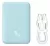 внешний аккумулятор c магнитной зарядкой iPhone Baseus Magnetic Mini Wireless Fast Charge Power Bank 10000mAh 20W blue