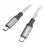 кабель для быстрой зарядки Hoco U112 Shine 60W charging data cable for Type-C to Type-C gray