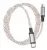 кабель для быстрой зарядки Hoco U112 Shine 60W charging data cable for Type-C to Type-C gray