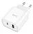 зарядное устройство Hoco C80A Plus Rapido PD20W+QC3.0 charger white