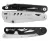 мультитул со съёмными ножницами Ganzo G304 silver black
