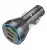 зарядка для телефона в машину Hoco NZ12D Lucky PD60W(2C1A) car charger transparent black