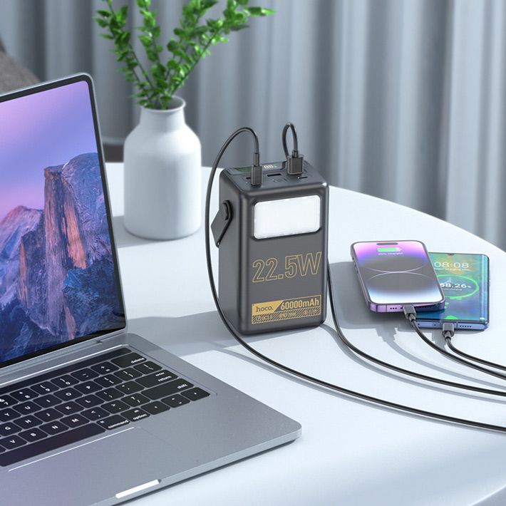 внешний аккумулятор Hoco J110 Powerful 22.5W compatible power bank(60000mAh)
