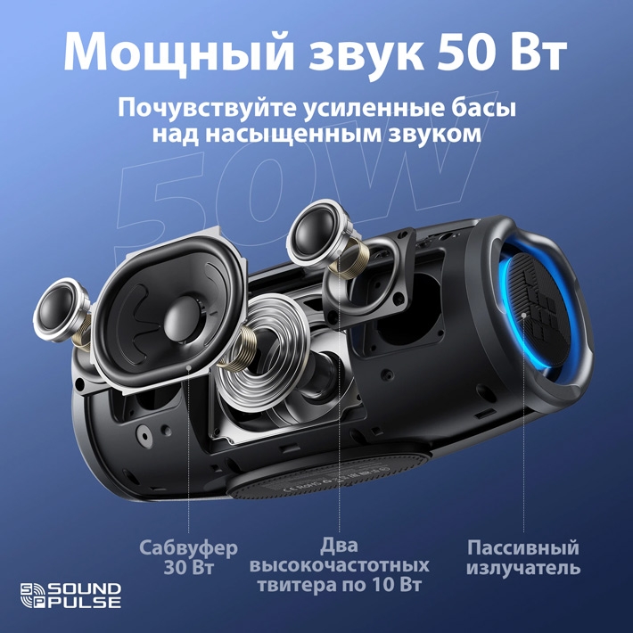 колонка Bluetooth ​​Tronsmart Mirtune S100 50W​​ Предпросмотр