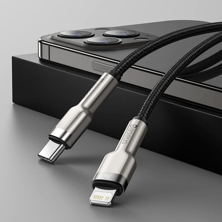 кабель передачи данных ​Baseus Cafule Series Metal Data Cable​ Type-C to iP PD 20W 2m