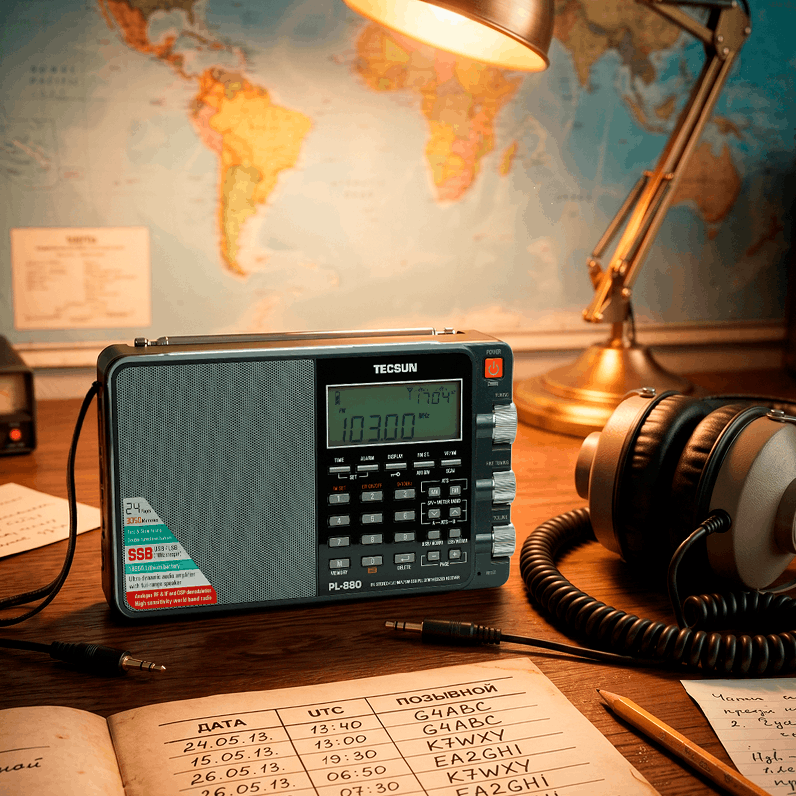 Радиоприемник Tecsun PL-880 black хобби