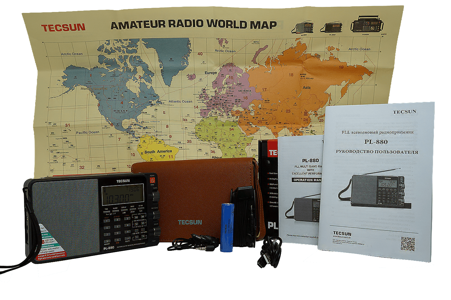 Всеволновый радиоприемник Tecsun PL-880 black