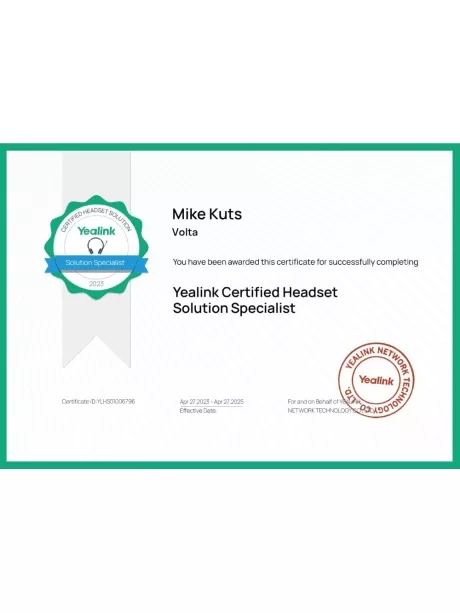 сверхлегкая профессиональная RJ9 гарнитура Yealink YHS34 Lite Mono 