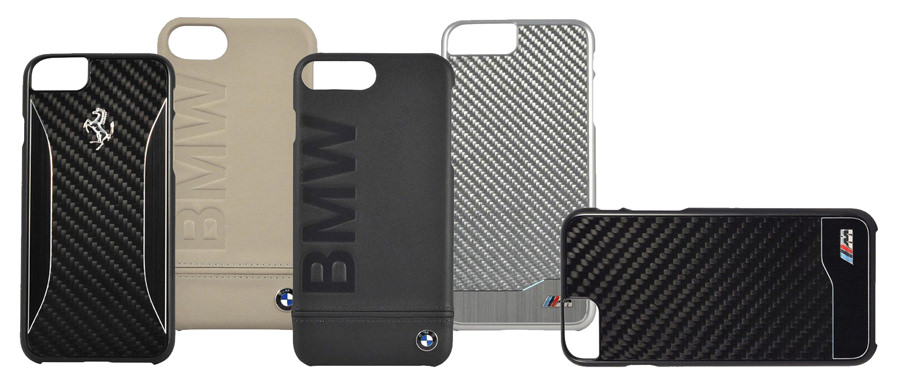 Стильные чехлы-накладки BMW и Ferrari для iPhone 7 и iPhone 7 Plus